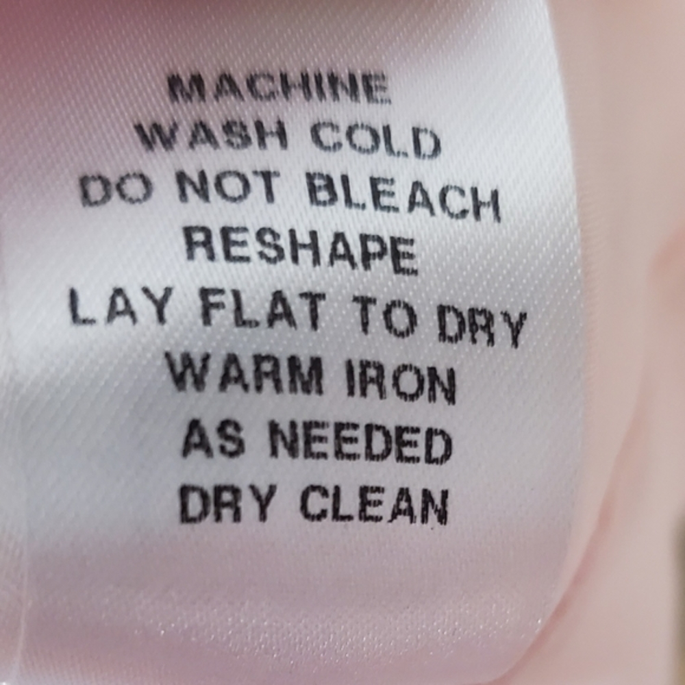Maggy‎ London blush sleeveless handkerchief high low sheath dress size 10 - Picture 9 of 12